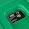 Toter 32 Gal. Lime Green Organics Trash Can with Wheels and Lid ACG32 - alternate 2